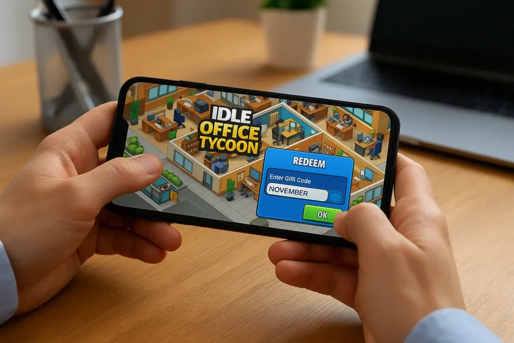 idle office tycoon code cadeau mis en avant