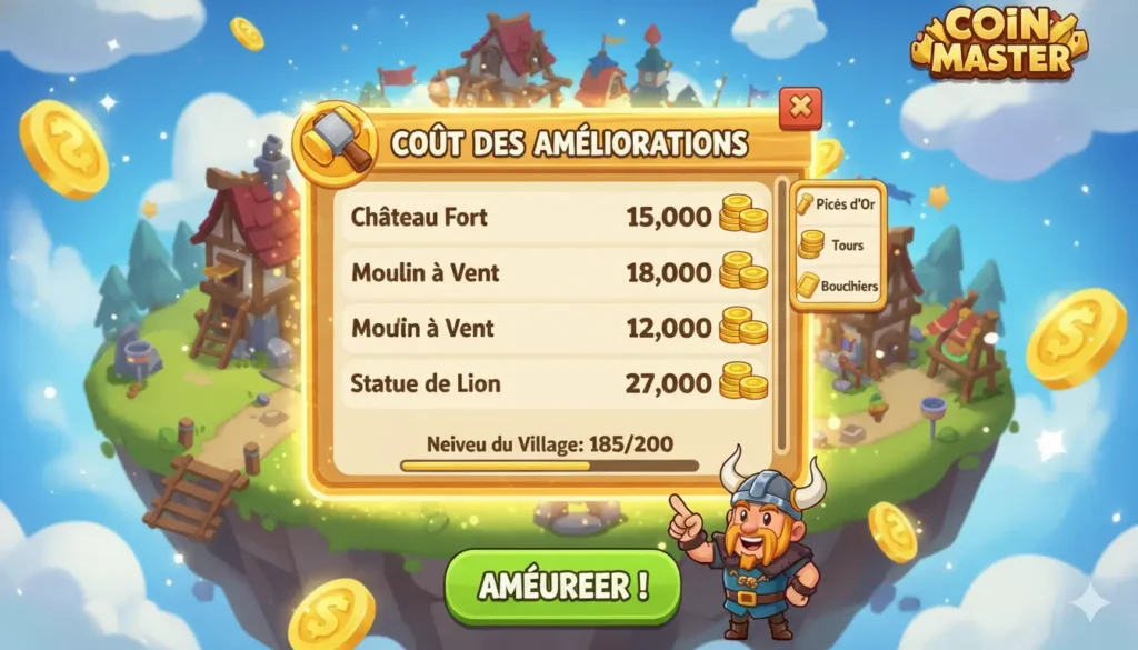 prix village interface