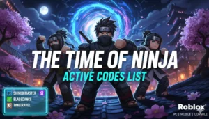 the time of ninja code mise en avant