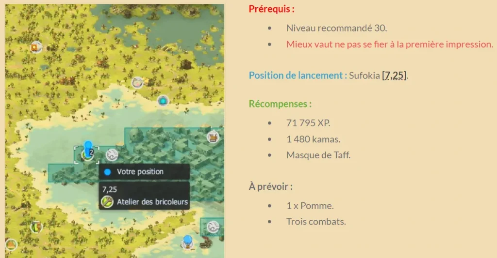 pre requis instant perdu