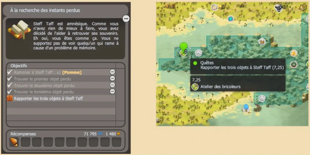 ramener objet stef staff