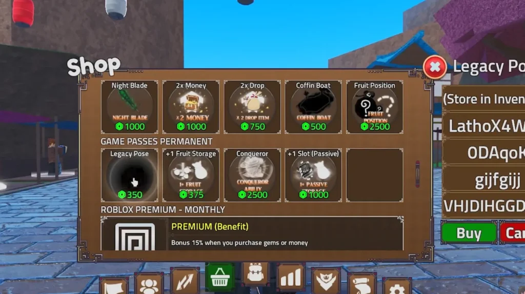 RKL interface ingame