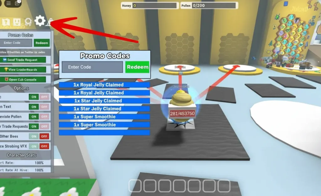 bee swarm si code obtention