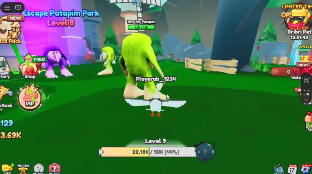 brainrot evolution ingame