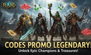 mise en avant code promos raid shadow legends