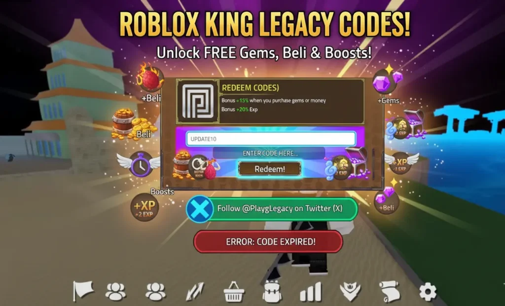 roblox king legacy mise en avant